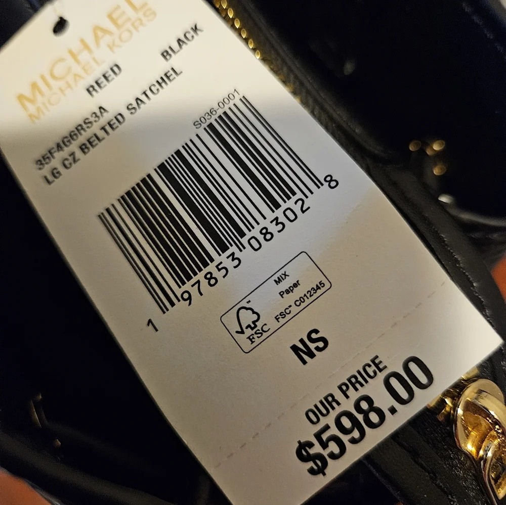 NWT ☆ Michael KORS Satchel Handbag, Brand NEW! - Picture 4 of 5